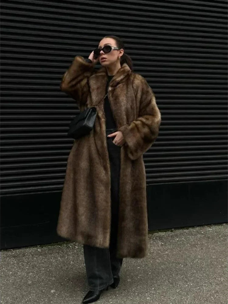 Lucia Faux Fur Coat - Doelans