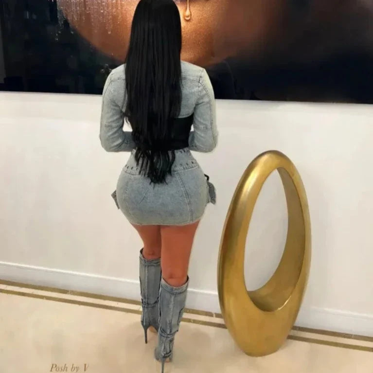 Mariya Jeans Two Piece Set - Doelans