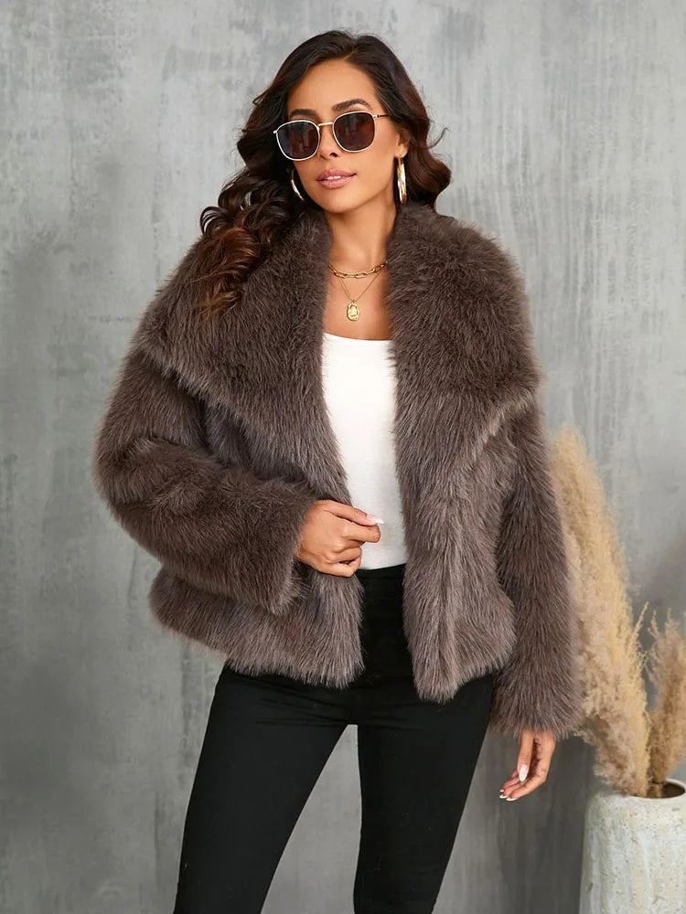 Bianca Faux Fur Jacket - Doelans